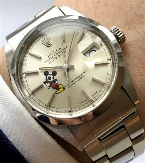 rolex mickey mouse|rolex datejust mickey mouse.